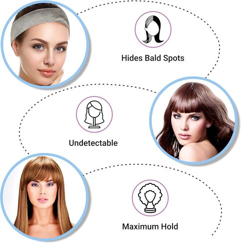 Wig Headband For Synthetic Hair, Wigs Hair Accessory by The Hair Grip - Tan in Saudi Arabia