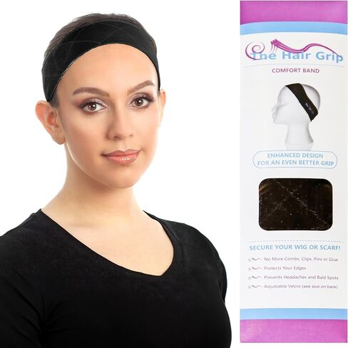 Wig Headband For Synthetic Hair, Wigs Hair Accessory by The Hair Grip - Tan in Saudi Arabia