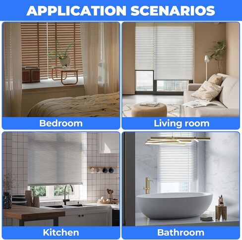 4 Pack Mounting Bracket with Metal Clip, Cordless Shade Bracket Mini Blind Brackets Hidden Window Blind Clips for Cordless Pleated Shades in Saudi Arabia