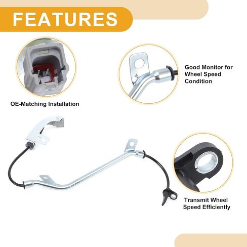 ABS Wheel Speed Sensor No.27540AG12A Rear Right ABS Sensor Anti-lock Braking System Sensor for Subaru Legacy 2007-2009 in Saudi Arabia