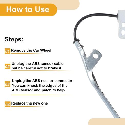 ABS Wheel Speed Sensor No.27540AG12A Rear Right ABS Sensor Anti-lock Braking System Sensor for Subaru Legacy 2007-2009 in Saudi Arabia