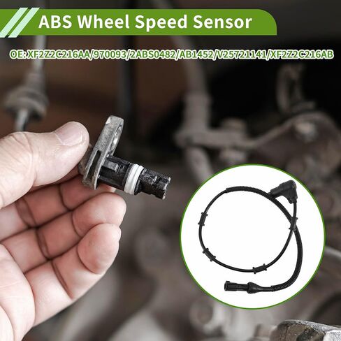 ABS عجلة السرعة الاستشعار الخلفي الأيسر ABS الاستشعار نظام الفرامل المضادة للانغلاق الاستشعار رقم XF2Z2C216AA/970093/2ABS0482/AB1452/V25721141 لفورد Windstar in Kuwait