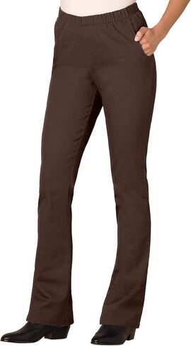 Woman Within Plus Size Fineline Stretch Denim Pull-On Bootcut Jeans in Saudi Arabia