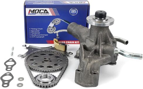 MOCA Timing Chain Kit & Water Pump Compatible with 99-03 for GMC Safari/Savana 1500/ Savana 2500/ Sierra 1500/ Sonoma 4.3L, 99-03 for Chevrolet S10 Pickup 4.3L in Saudi Arabia