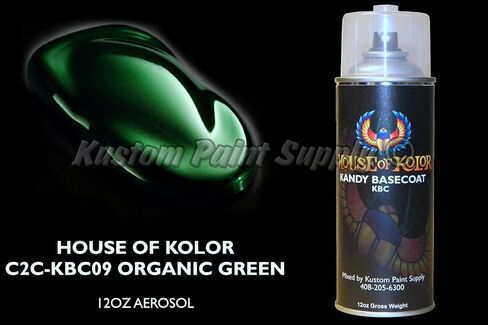 House of Kolor Organic Green Kandy Basecoat KBC09 12oz Aerosol Can Shimrin Kandy in Saudi Arabia