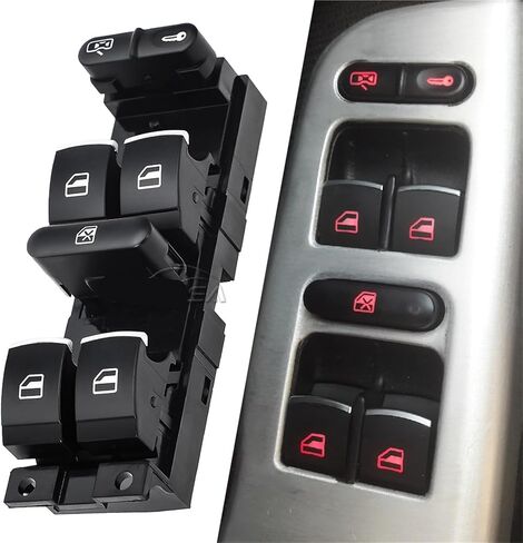 Window Control Switch Button 3BD 959 857 3BD959857 1Pcs in Saudi Arabia