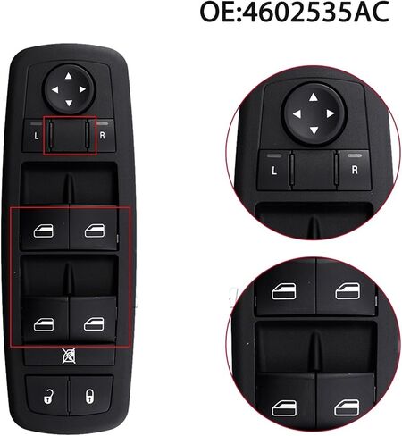 4602535AC 04602535AF 4602535AG Power Master Lifter Window Switch 1Pcs in Saudi Arabia