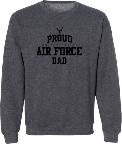Zerogravitee Proud Air Force DAD سويت شيرت برقبة دائرية in Saudi Arabia