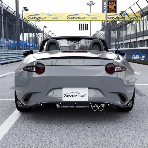 Rear Bumper Diffuser Lip for Mazda MX-5 Miata ND 2016-2025 2017 2018 Black in Saudi Arabia