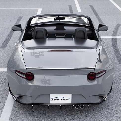Rear Bumper Diffuser Lip for Mazda MX-5 Miata ND 2016-2025 2017 2018 Black in Saudi Arabia