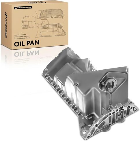 A-Premium Engine Oil Pan Sump with Drain Plug Compatible with BMW 535i 2011-2016, 535i GT 2010-2017, 640i 2012-2018, 740i 2011-2015, 740Li 2011-2015, L6 3.0L in Saudi Arabia