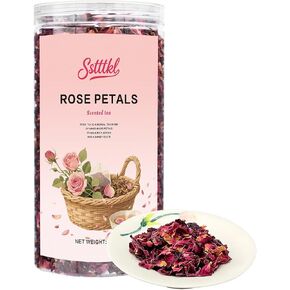 Premium Dried Red Rose Petals - 5.29 oz (150g) Bulk Can - Culinary Grade for Tea, Baking, Cocktails, DIY Crafts and Wedding Decorations! in Saudi Arabia