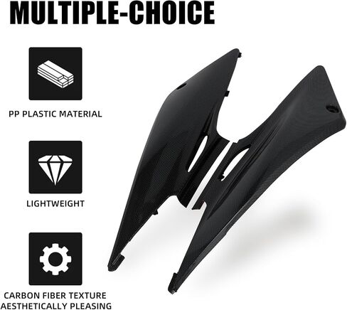 Rear Side Fender Plastics for Hawk 250,Fairing Guard Panel Cover for Hawk 250cc - Black in Kuwait
