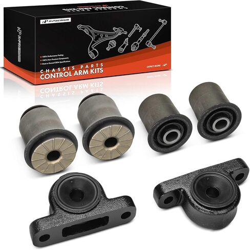 A-Premium 6 x Front Lower Control Arm Bushing Kit, Compatible with Jeep WK Series Grand Cherokee 2005-2010, XK Series Commander 2006-2010 in Saudi Arabia