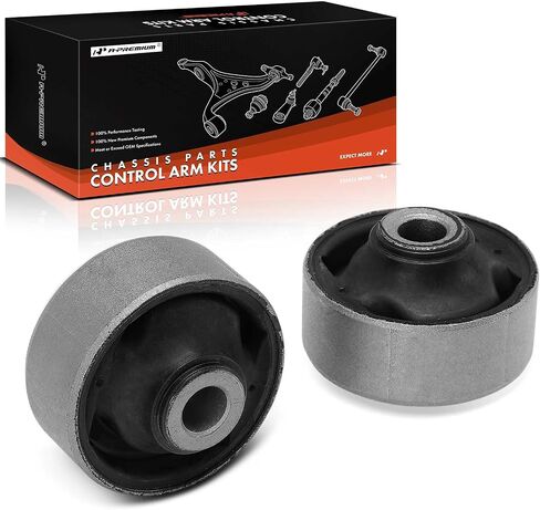 A-Premium 2 x Front Rearward Lower Control Arm Bushing Kit, Compatible with Chevrolet Aveo 2004-2011, Aveo5 2009-2011 & Pontiac G3 2009-2010, G3 Wave 2009, Wave 2005-2008, Wave5 2007 in Saudi Arabia