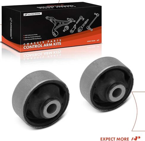 A-Premium 2 x Front Rearward Lower Control Arm Bushing Kit, Compatible with Chevrolet Aveo 2004-2011, Aveo5 2009-2011 & Pontiac G3 2009-2010, G3 Wave 2009, Wave 2005-2008, Wave5 2007 in Saudi Arabia