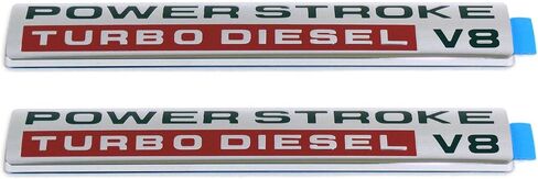 Ford F250 F350 F450 Super Duty Power Stroke Turbo Diesel V8 Fender Emblems OEM in Saudi Arabia