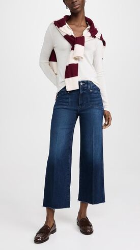 PAIGE Women's Anessa Jeans with Set in Pockets in Saudi Arabia