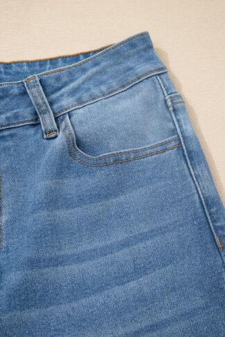 Sidefeel Flare Jeans for Women High Waisted Stretchy Bell Bottoms Wide Leg Side Seam Denim Pants in Saudi Arabia