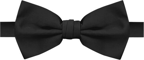 Jacob Alexander 3 Piece Set Solid Color Men's Suspenders Pre-Tied Banded Bow Tie and Pocket Square in Kuwait
