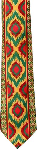 ASVP Shop African Print Tie – Tribal Necktie for Men | Dashiki-Inspired Kwanzaa Black History Juneteenth Heritage Wear in Saudi Arabia