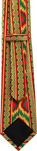 ASVP Shop African Print Tie – Tribal Necktie for Men | Dashiki-Inspired Kwanzaa Black History Juneteenth Heritage Wear in Saudi Arabia