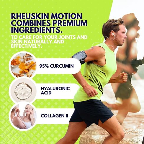 Motion – Advanced Joint Support: Hyaluronic Acid + Glucosamine + Curcumin + Type II Collagen – Flexibility, Mobility & Comfort – 30 Caplets 850 mg in Saudi Arabia