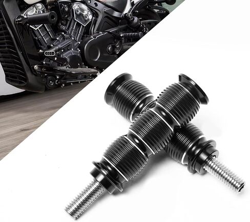 Motofunder دراجة نارية التحول الوتد أو ربط الفرامل تناسب الهندي (2015-2018) رئيس / الكشفية / رئيس، للنصر عبر البلاد / الطرق المتقاطعة / Kingpin / Octane (أسود فضي) in Kuwait