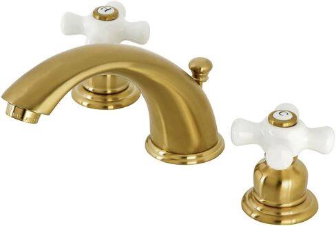 Kingston Brass KB962PX Magellan صنبور حمام واسع الانتشار، نحاس مصقول، 10 × 5.75 × 4.06 in Saudi Arabia