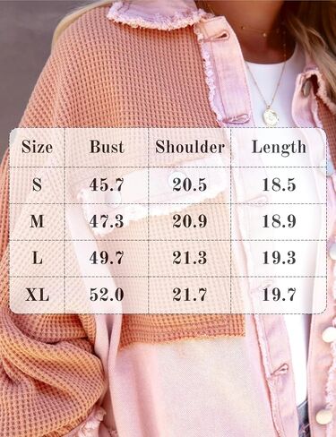 Womens Cropped Waffle Knit Shirt Jacket Long Sleeve Button Down Boyfriend Shacket Jacket Tops in Kuwait