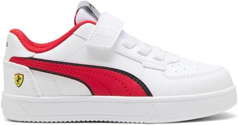 حذاء رياضي PUMA Kids Boys Scuderia Ferrari Caven 2.0 سهل الارتداء كاجوال - أبيض in Saudi Arabia