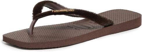 صنادل نسائية من القطيفة المربعة النحيفة من Havaianas in Kuwait