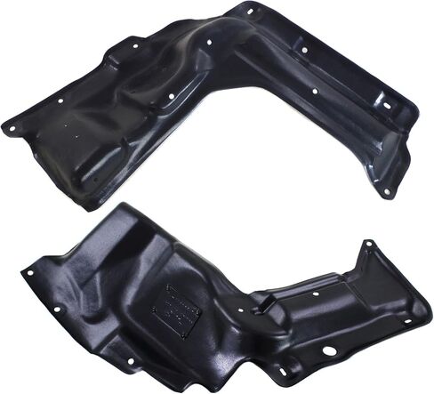 مجموعة درع سبلاش للمحرك من Garage-Pro مكونة من قطعتين متوافقة مع Toyota Corolla 2003-2008، Toyota Matrix 2003-2008، ناقل حركة أوتوماتيكي، جانب السائق والراكب in Saudi Arabia