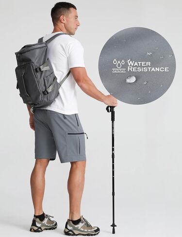 APTRO Men's Cargo Shorts 9" Golf Hiking Work Quick Dry Lightweight Shorts with 5 Zipper Pockets in Saudi Arabia