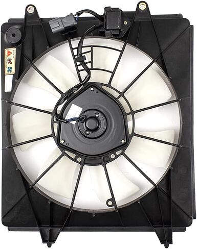 مجموعة محرك مروحة تبريد مكثف A/C بديلة من Brock مع وحدة تحكم متوافقة مع 07-09 CR-V 38611PNA003 38615RZAA01 in Kuwait