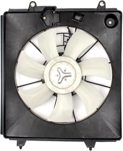 مجموعة محرك مروحة تبريد مكثف A/C بديلة من Brock مع وحدة تحكم متوافقة مع 07-09 CR-V 38611PNA003 38615RZAA01 in Kuwait