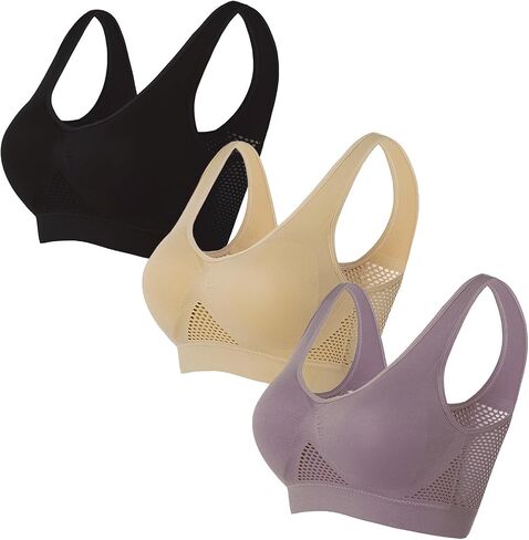 Breathable Anti-Sagging Breasts Bra, Anti Sagging Push up Bra for Women, Wireless Comfort Liftup Bra in Saudi Arabia