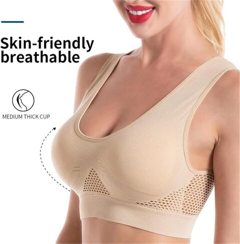 Breathable Anti-Sagging Breasts Bra, Anti Sagging Push up Bra for Women, Wireless Comfort Liftup Bra in Saudi Arabia