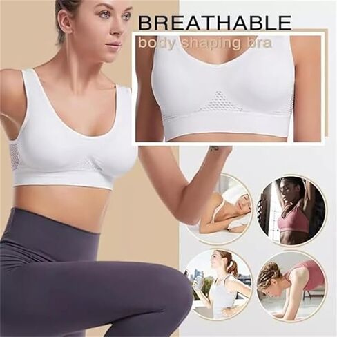 Breathable Anti-Sagging Breasts Bra, Anti Sagging Push up Bra for Women, Wireless Comfort Liftup Bra in Saudi Arabia
