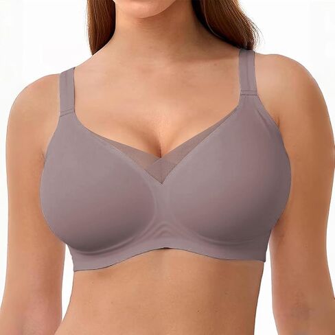 DODOKIE Bras for Women no Underwire, Supportive Seamless Bralette with Adjustable Wide Straps-Full Coverage Wireless Push Up in Saudi Arabia
