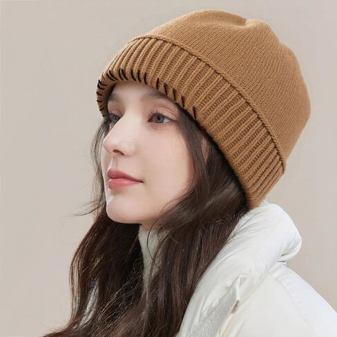 Stylish Knitted Beanie Hat for Women and Men Cozy Winter Hat with Unique Design for Outdoor Activities and Everyday Wear in Saudi Arabia