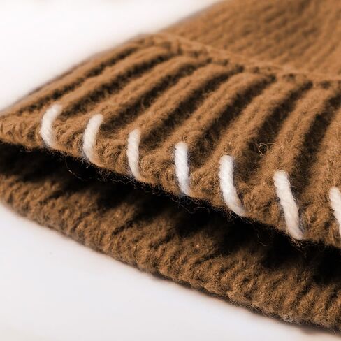 Stylish Knitted Beanie Hat for Women and Men Cozy Winter Hat with Unique Design for Outdoor Activities and Everyday Wear in Saudi Arabia