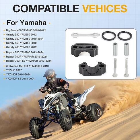 Steering Stem Bushing Seal Rebuild Kit for Yamaha Grizzly 350 450 550 700 Big Bear 400 Raptor 700/R Wolverine 450 YFZ450/R in Saudi Arabia