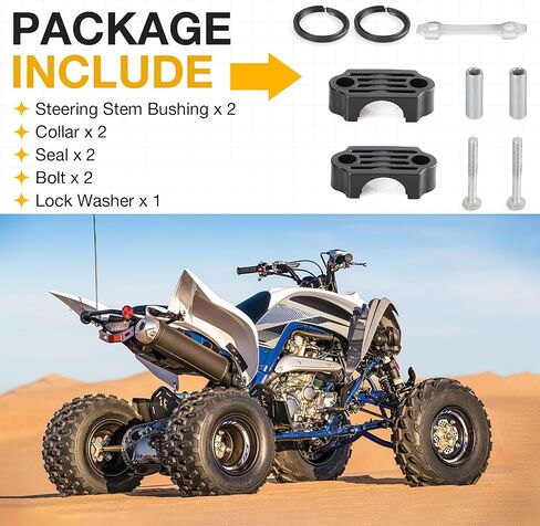 Steering Stem Bushing Seal Rebuild Kit for Yamaha Grizzly 350 450 550 700 Big Bear 400 Raptor 700/R Wolverine 450 YFZ450/R in Saudi Arabia
