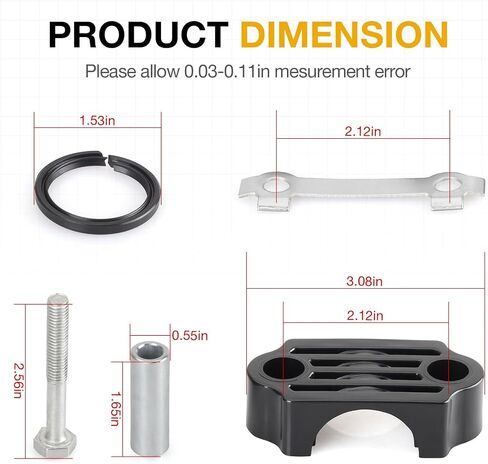 Steering Stem Bushing Seal Rebuild Kit for Yamaha Grizzly 350 450 550 700 Big Bear 400 Raptor 700/R Wolverine 450 YFZ450/R in Saudi Arabia