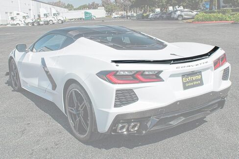 بديل لموديلات شيفروليه كورفيت C8 الأساسية لعام 2020 | GM Factory Z51 تصميم هواء منخفض المستوى من بلاستيك ABS - غطاء جناح خلفي معدني مطلي بالكربون فلاش معدني in Kuwait