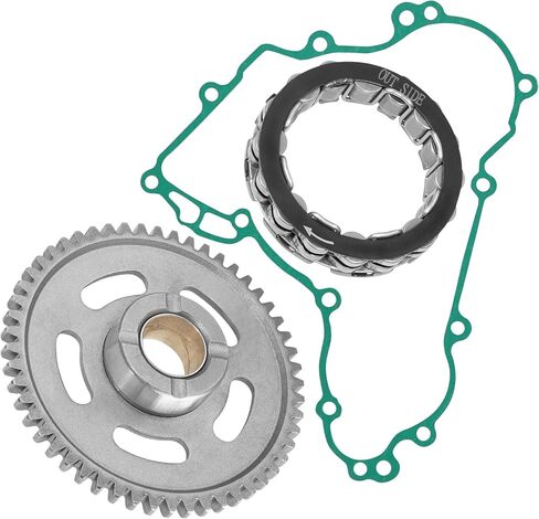 Caltric Starter Clutch Sprag Idler Gear with Gasket compatible with Kawasaki Kfx450R Ksf450B 2008-2014 in Saudi Arabia