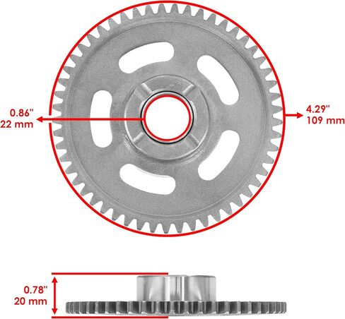 Caltric Starter Clutch Sprag Idler Gear with Gasket compatible with Kawasaki Kfx450R Ksf450B 2008-2014 in Saudi Arabia