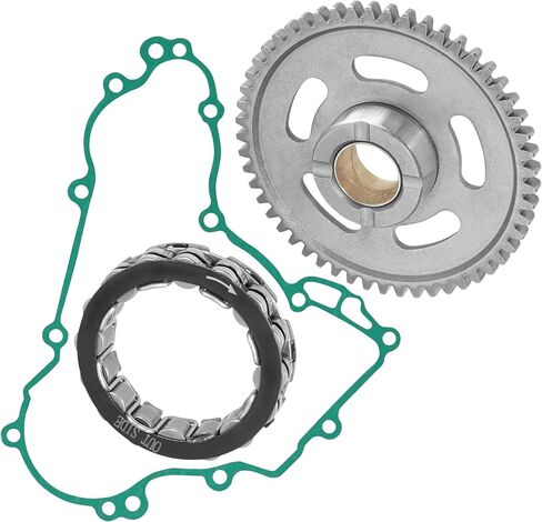 Caltric Starter Clutch Sprag Idler Gear with Gasket compatible with Kawasaki Kfx450R Ksf450B 2008-2014 in Saudi Arabia