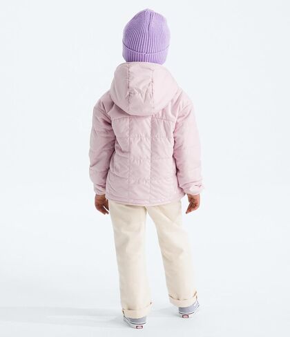 THE NORTH FACE Girls Reversible Shasta Full Zip Hooded Jacket | Water Repellent Puffer Coat, Synthetic Insulation in Kuwait